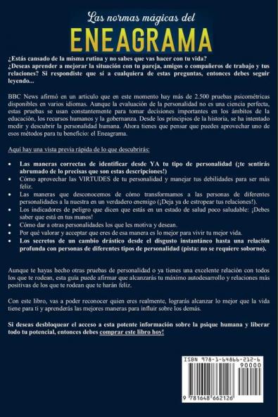 Las normas mágicas del eneagrama: Descubre tu verdadero yo tus necesidades verdaderas y las de los demás entendiendo los 9 tipos de personalidades y el poder del eneagrama