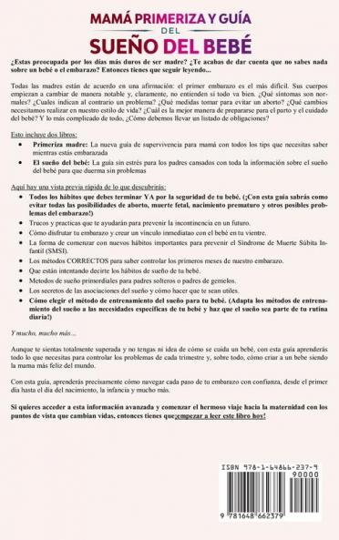 Mamá primeriza y guía del sueño del bebé- 2 libros en 1: Guía mensual de 9 meses de embarazo y recién nacido. Haz que tu bebé duerma por la noche sin llorar y disfruta de una maternidad plena