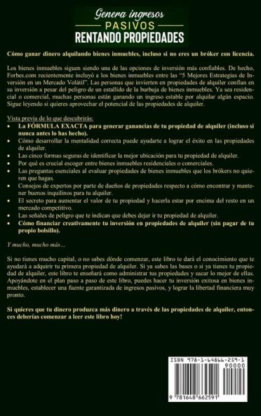 Genera ingresos pasivos rentando propiedades: Invierte en bienes raíces y vive de tus rentas. Puedes lograrlo sin ahorros y sin experiencia en bienes raíces o reformas house flipping