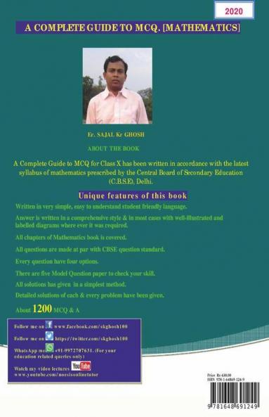 A Complete Guide To M.C.Q-Mathematics: C.B.S.E-Class 10