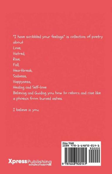 I have scribbled your feelings : Poetry on Love Separation and Healing