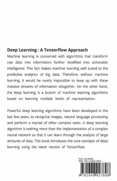 Deep Learning : A Tensorflow Practical Approach