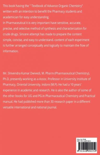 A Textbook of advance Organic Chemistry : Reaction Mechanism