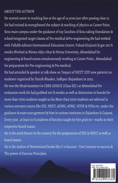 JEE NEET PHYSICS Part 2 : Theory &amp; Exercise