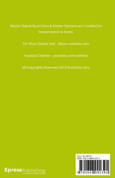 Best 41 AR.Rehman Telugu Songs (Ver 1.0) - Western (ABCD) Format: RUSHISBIZ PIANO NOTES - (Video Links+Notes+Scales+Index) - MEDIUM SIZE (6X9 BOOK)