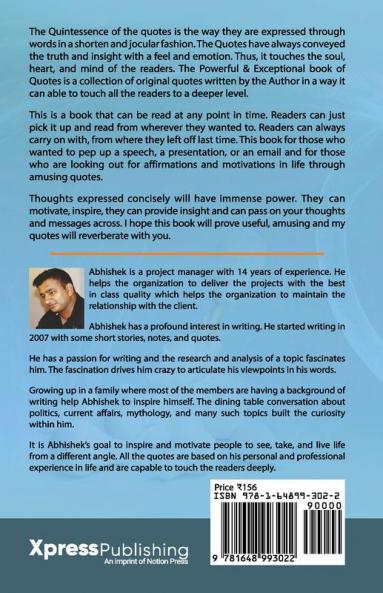 The Book of Powerful &amp; Exceptional Quotes