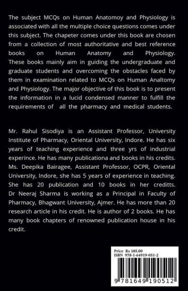 Mcqs On Human Anatomy And Physiology According To Pci Syllabus