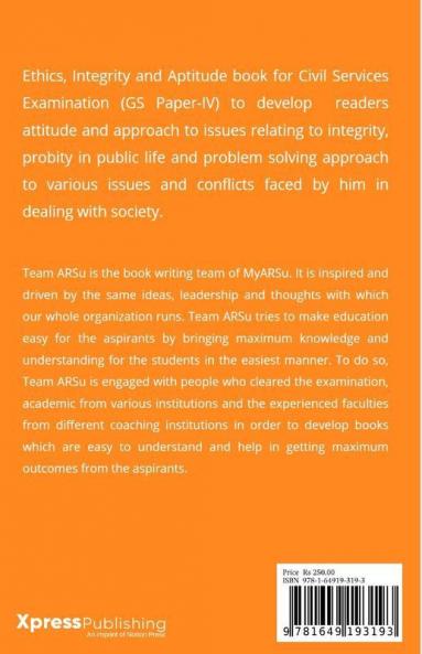 Ethics Integrity And Aptitude: Civil Services Examination (Gs Paper-Iv)