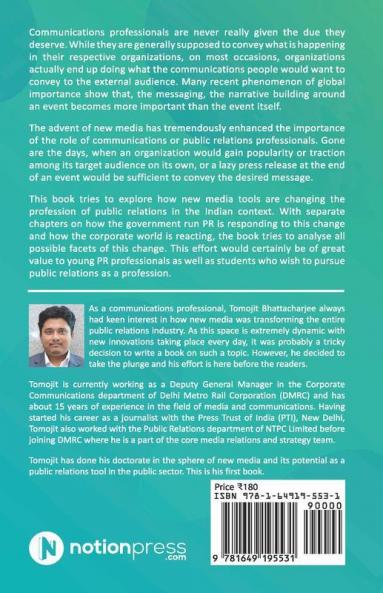 New Media In Public Relations : The Evolving Scenario In India