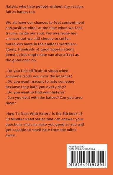 How To Deal With Haters