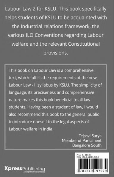 Labour Laws (Labour Law 2 - Kslu) : With Solved Examples