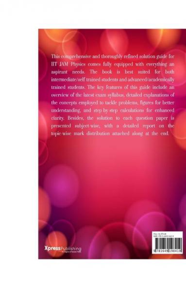 Iit Jam Physics : Solved Papers 2020-2015