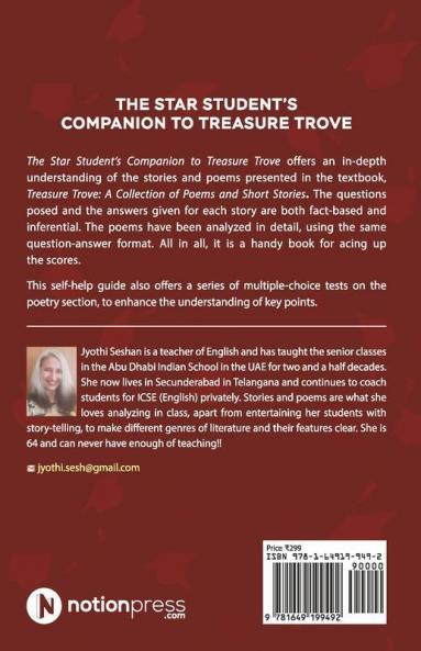 The Star Student'S Companion To Treasure Trove: For Classes Ix & X (English Icse): For Classes Ix And X (English Icse)