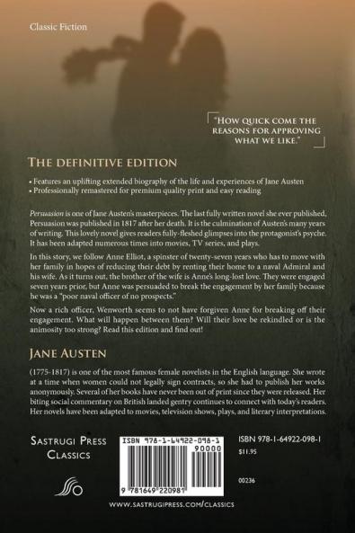 Persuasion (Annotated) (Sastrugi Press Classics)