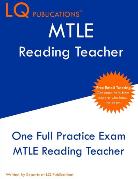 MTLE Reading Teacher: One Full Practice Exam - Free Online Tutoring - Updated Exam Questions