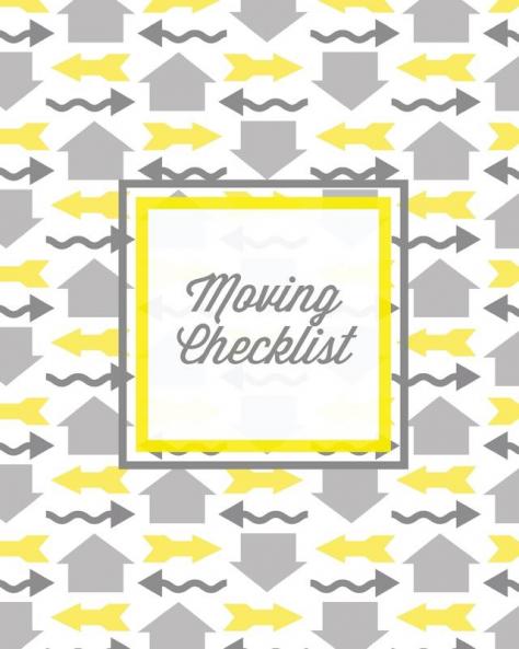 Moving Checklist: Moving To A New Home Or House Keep Track Of Important Details & Inventory List Track Property Move Journal Log & Record Book Planner Notebook