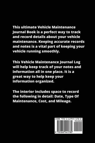 Vehicle Maintenance