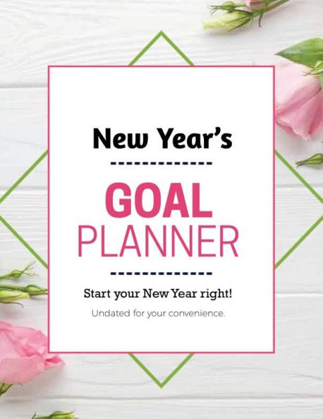 Goal Planner: Daily Weekly & Monthly Goals Setting Journal Undated Track & List Personal Life Goals Success Gift Book