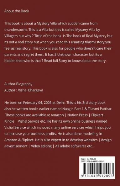 Mystery Villa : The Book of Real Mystery