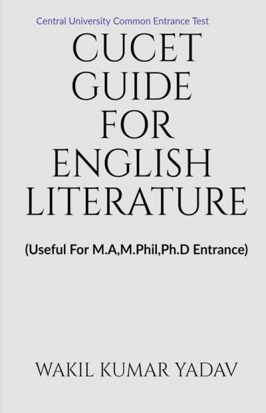 Cucet Guide For English Literature
