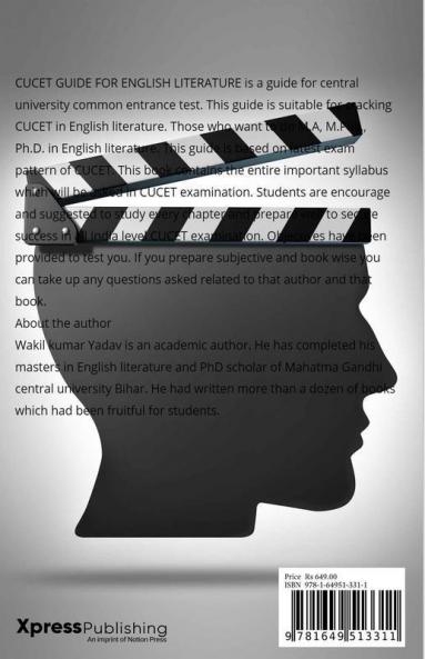 Cucet Guide For English Literature