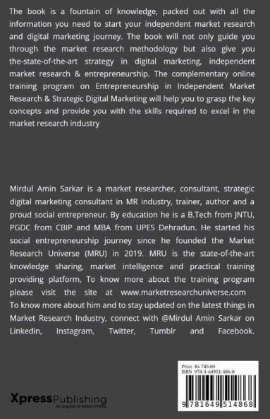Entrepreneurship in Independent Market Research &amp;amp; Strategic Digital Marketing: (A practical guide to market research &amp; consulting digital marketing strategy business development strat...