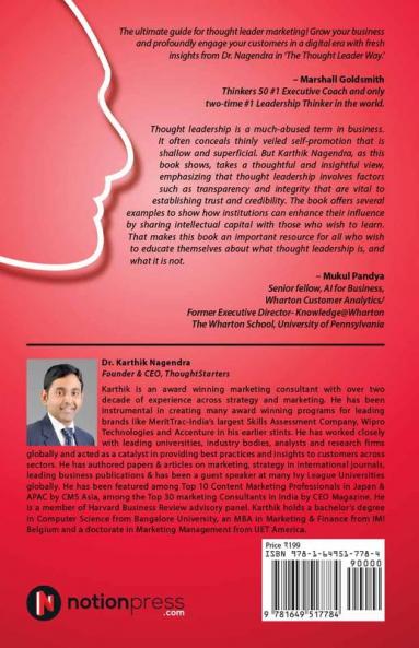 The Thought Leader Way : Leading Your Business with Thought Leadership in an Altered World