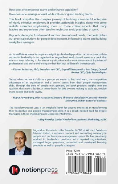 The Transformational Lens : Insights into people and performance management