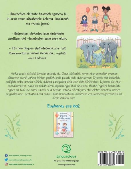 A Wild Day at the Zoo / Egun Zoroa Zooan - Basque Edition