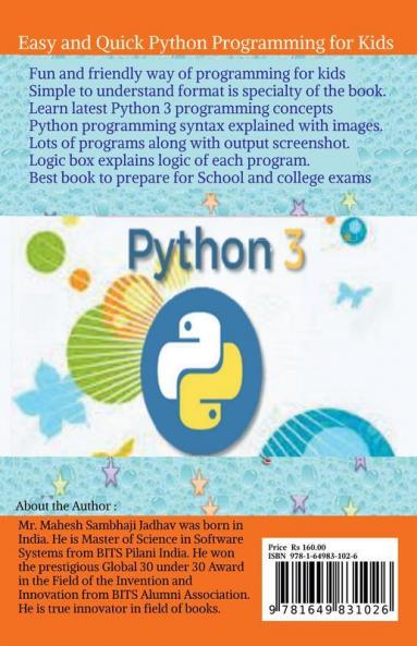 Easy And Quick Python Programming For Kids