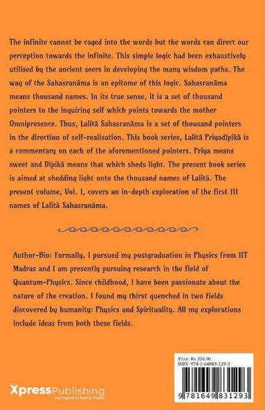 Lalitā Priyadīpikā : Splendours Of The World Mother