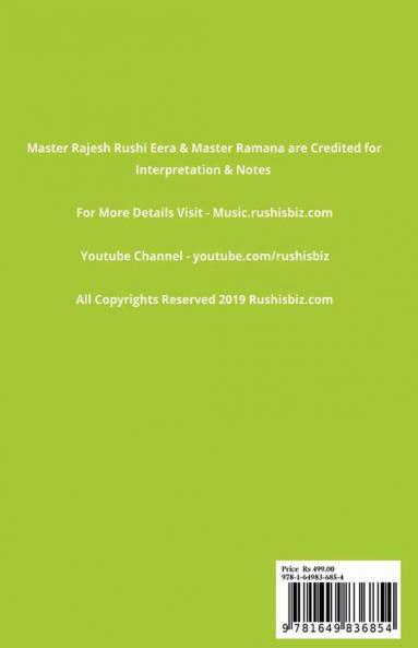 Best 141 Tamil Songs (Ver 1.0) - (SAREGAMA) Format : RUSHISBIZ PIANO NOTES - (Video Links+Notes+Scales+Index) - MEDIUM SIZE (6X9 BOOK)