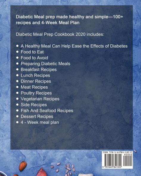 Diabetic Meal Prep Cookbook 2020: Affordable Healthy & Delicious Diabetic Diet Recipes - The Healthy Way to Eat the Foods You Love - Lower Blood Sugar & Reverse Diabetes