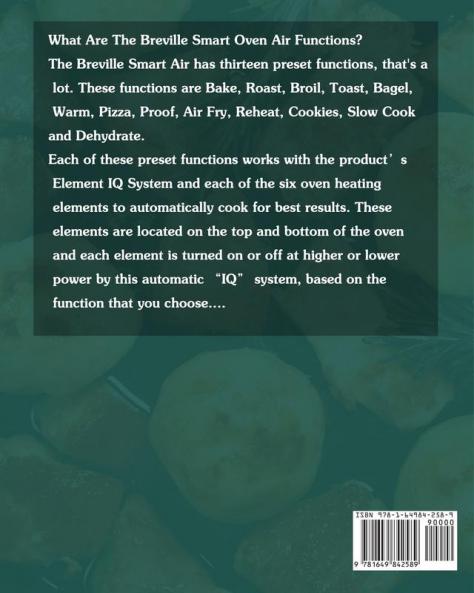 Breville Smart Air Fryer Oven Cookbook for Beginners: 250+ Easy & Delicious Air Fryer Oven Recipes for Healthy Meals