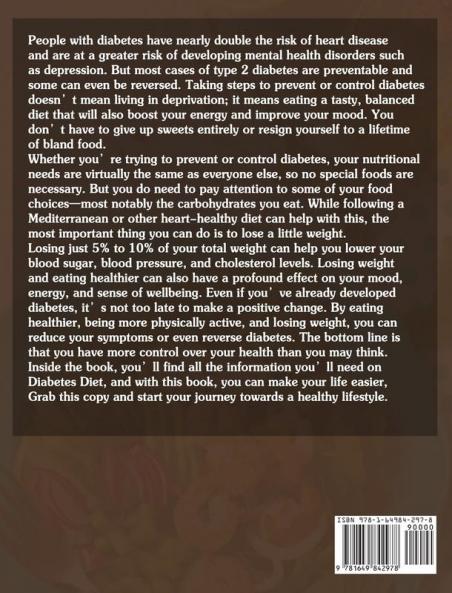 The Easy Diabetic Meal Prep for Beginners: Simple Delicious and Healthy Diabetes Meal Prep Recipes with 30-Day Meal Plan to Cook Prep Grab and Go