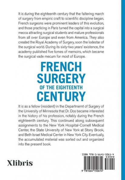 French Surgery of the Eighteenth Century