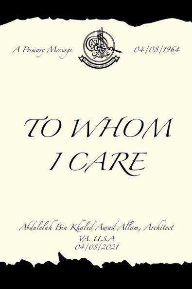 To Whom I Care