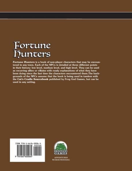 Fortune Hunters 5e