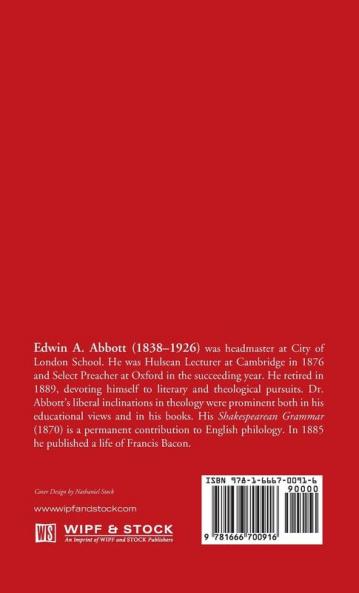 The Fourfold Gospel; Section I: Introduction