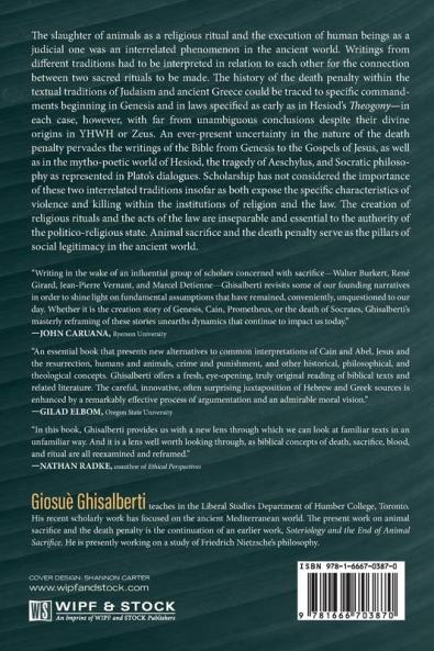 Animal Sacrifice and the Death Penalty