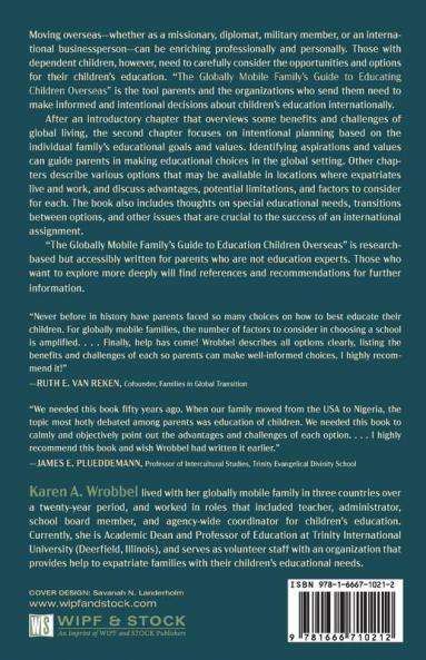 The Globally Mobile Family's Guide to Educating Children Overseas