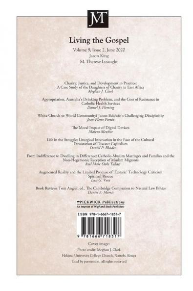 Journal of Moral Theology Volume 9 Issue 2