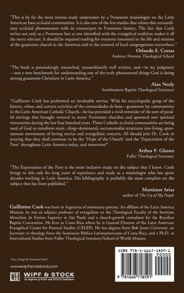 The Expectation of the Poor: Latin American Base Ecclesial Communities in Protestant Perspective