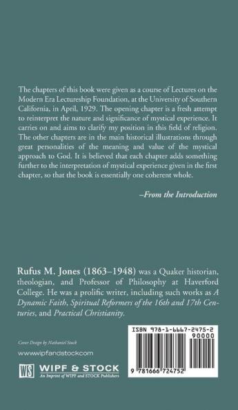 Some Exponents of Mystical Religion