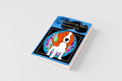 The Happy Beagle Coloring Book
