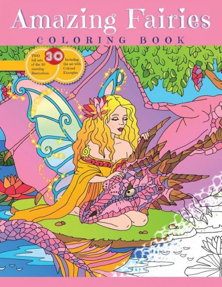 AMAZING FAIRIES Coloring book for girls