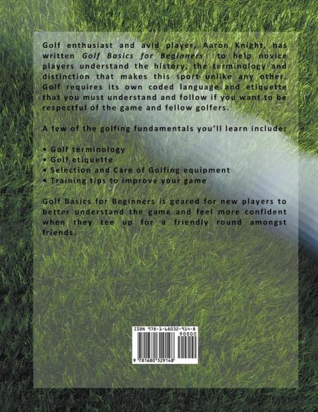 Golf Basics for Beginners (Large Print)