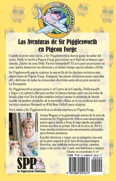 Las Aventuras de Sir Pigglesworth en Pigeon Forge: 8 (Serie de Aventuras de Sir Pigglesworth)