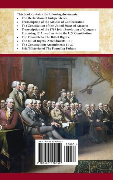 The Declaration Of Independence United States Constitution Bill Of Rights & Amendments