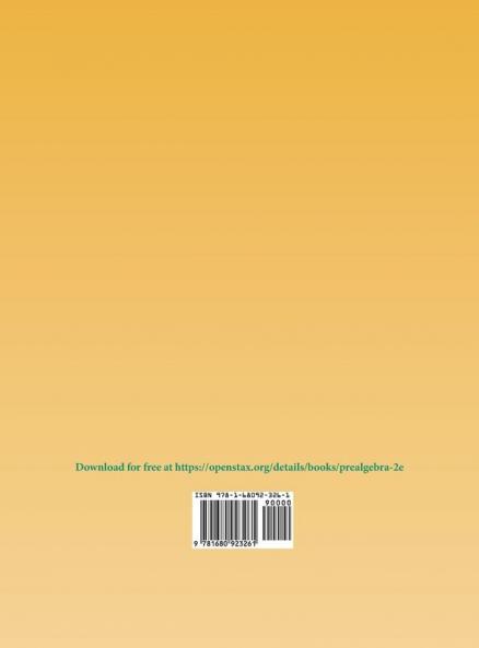 Prealgebra 2e